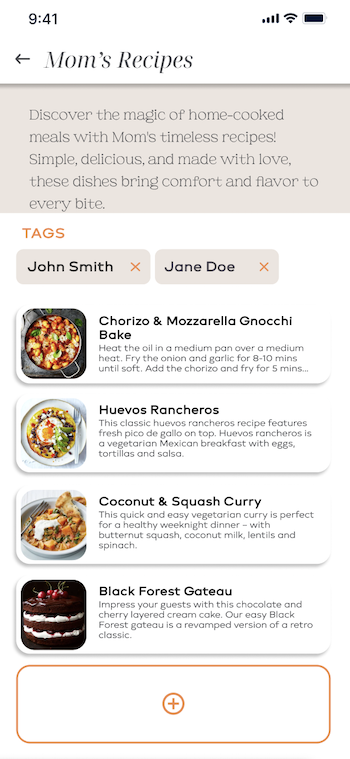 Evermore app on devices